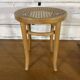 Tabouret vintage canné