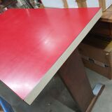 30s/40s bistro table in red formica