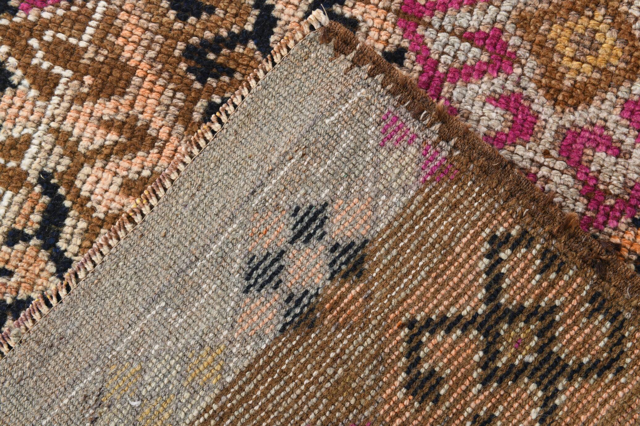 3x10 blue & brown persian runner rug, 91x295cm sk 18084 free shipping