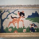 Pair of vintage Bambi canvas frames