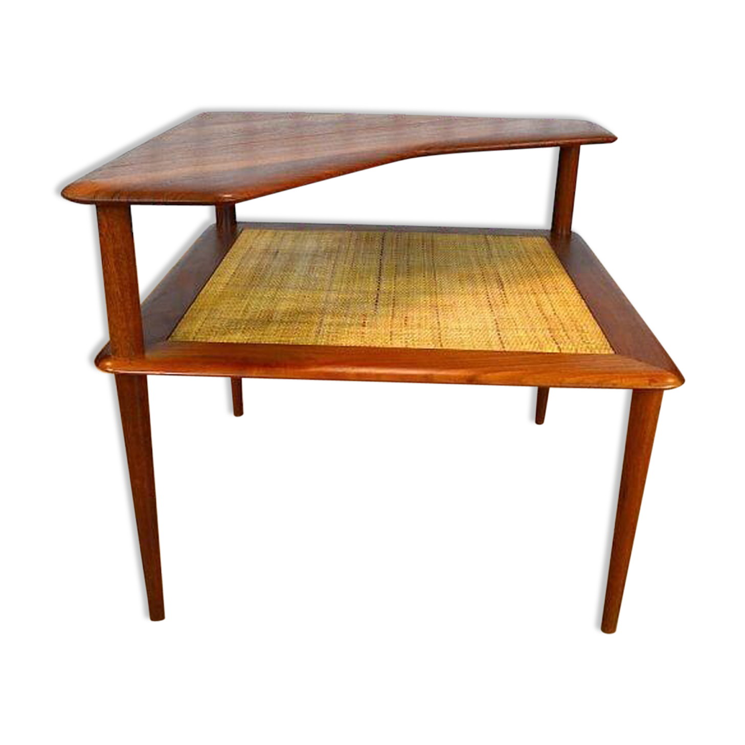 Coffee table able danish teak Peter Hvidt 1960