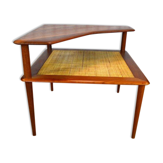 Table basse danoise en teck de Peter Hvidt 1960