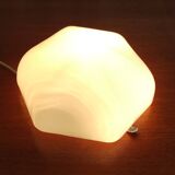 Hexagonal opaline globe ceiling light - 50s/60s