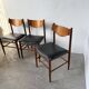 Set 4 chaises italiennes Gianfranco Frattini
