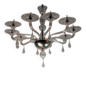 Lustre vénitien en verre