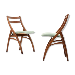 paire de vieilles chaises - danoises