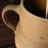 Large earthenware jug artisan pottery