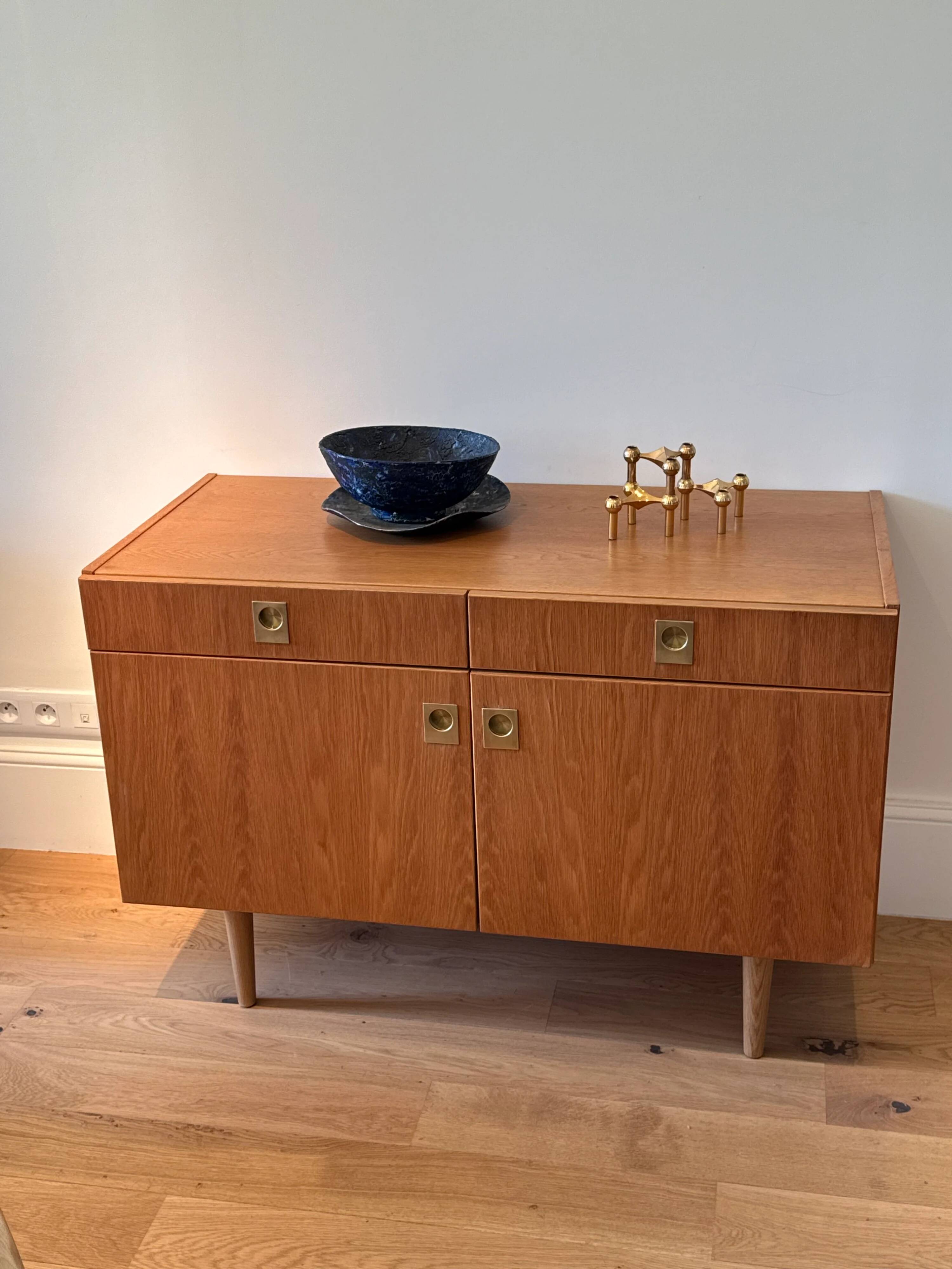 Vintage Scandinavian oak sideboard "Stina"