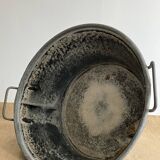 Zinc basin - Rectangular handles