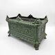 Antique enamelled cast iron planter in the Napoleon III style.