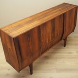 Buffet haut en palissandre, design danois, années 1970, production : Danemark