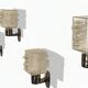 Rare Set of 5 Sconces by Albano Poli for Poliarte 1960s