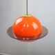 Italian Orange Space Age Saturn Lamp, 70s