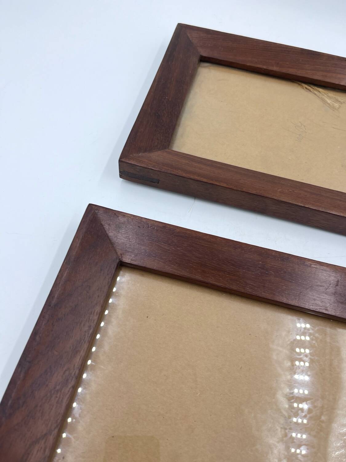 Duo of wooden frames