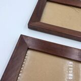 Duo of wooden frames