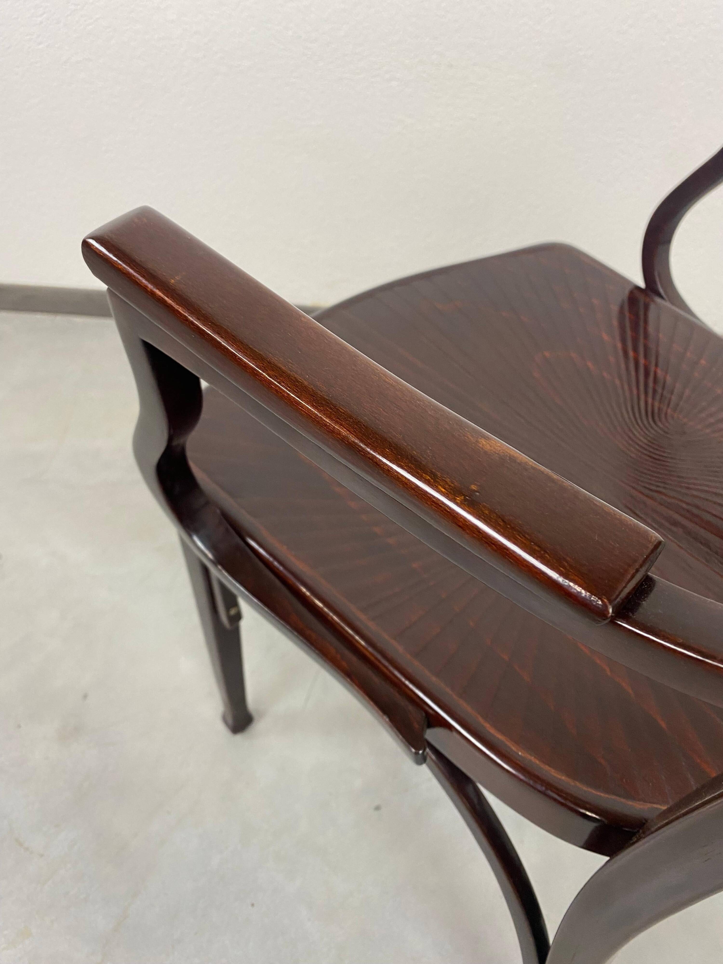 Office chair Secession nr.327 by Koloman Moser for J.&J.Kohn