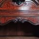 Library from the Napoleonic III era in thuya burl.
