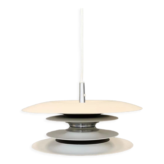 UFO-like hanging lamp from Swedish Belid. Designed by Joakim Fihn, model "Diablo"