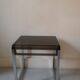 side table design plexi and metal Prisunic, 1970