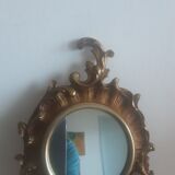 Bronze wall mirror - vintage