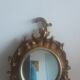 Bronze wall mirror - vintage