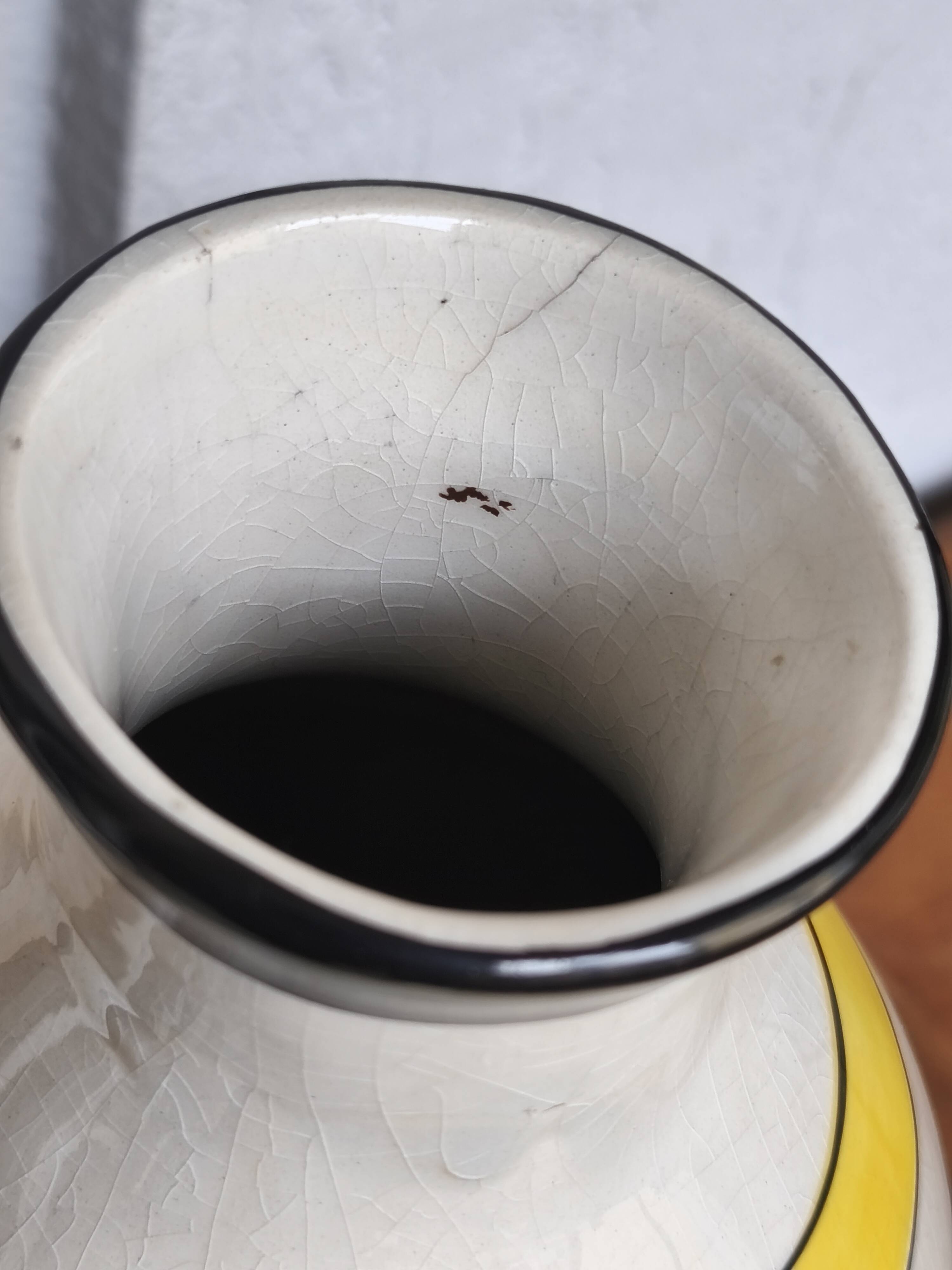 Pair of Large Art Deco Vases
