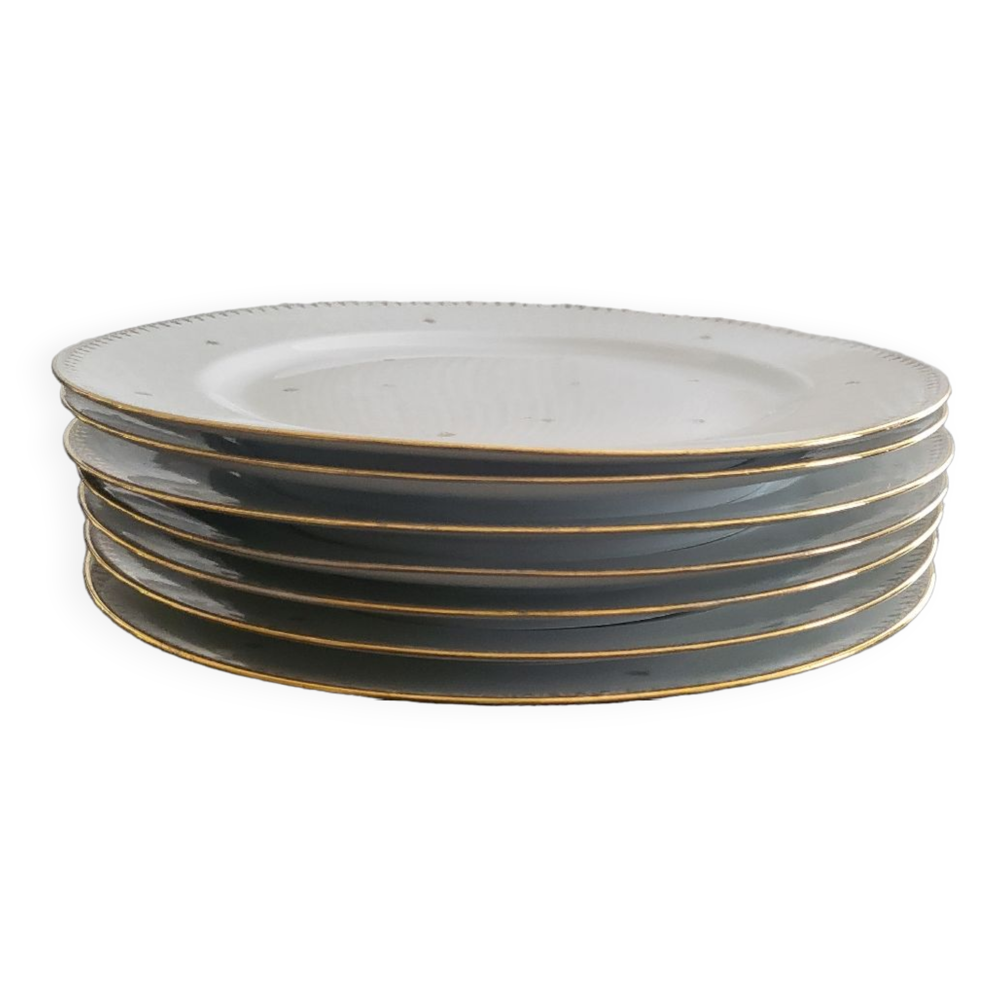 Lot de 7 assiettes limoges france ca
