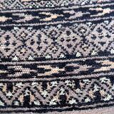 Handmade vintage Uzbek Bukhara rug 84cm x 127cm 1970s