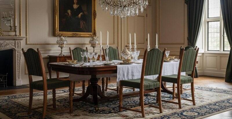 Vintage Brutalist Oak Dining Chairs by Henning Kjærnulf, 1960s, Set of 4