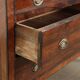 Antique Louis XVI commode in fir and walnut, Italy, 18th century.