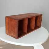 Vintage teak wall shelf