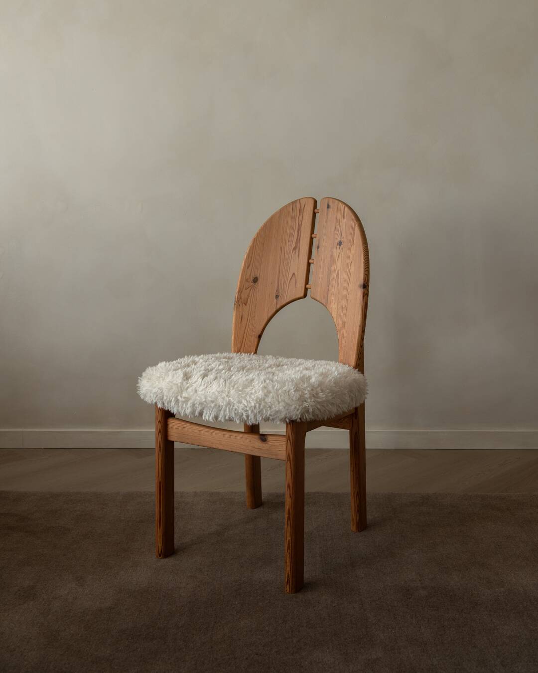 Vintage Danish Pine Dining Chairs | Set of 4 | Niels Koefoed Style
