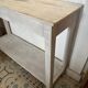 White patinated console