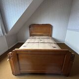 Large Art Deco bed for 2 people