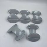 5 Gray coat hook
