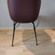 Set of 4 Beetle chairs Gubi – Burgundy