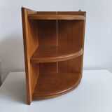 Antique solid wood corner shelf