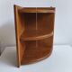 Antique solid wood corner shelf