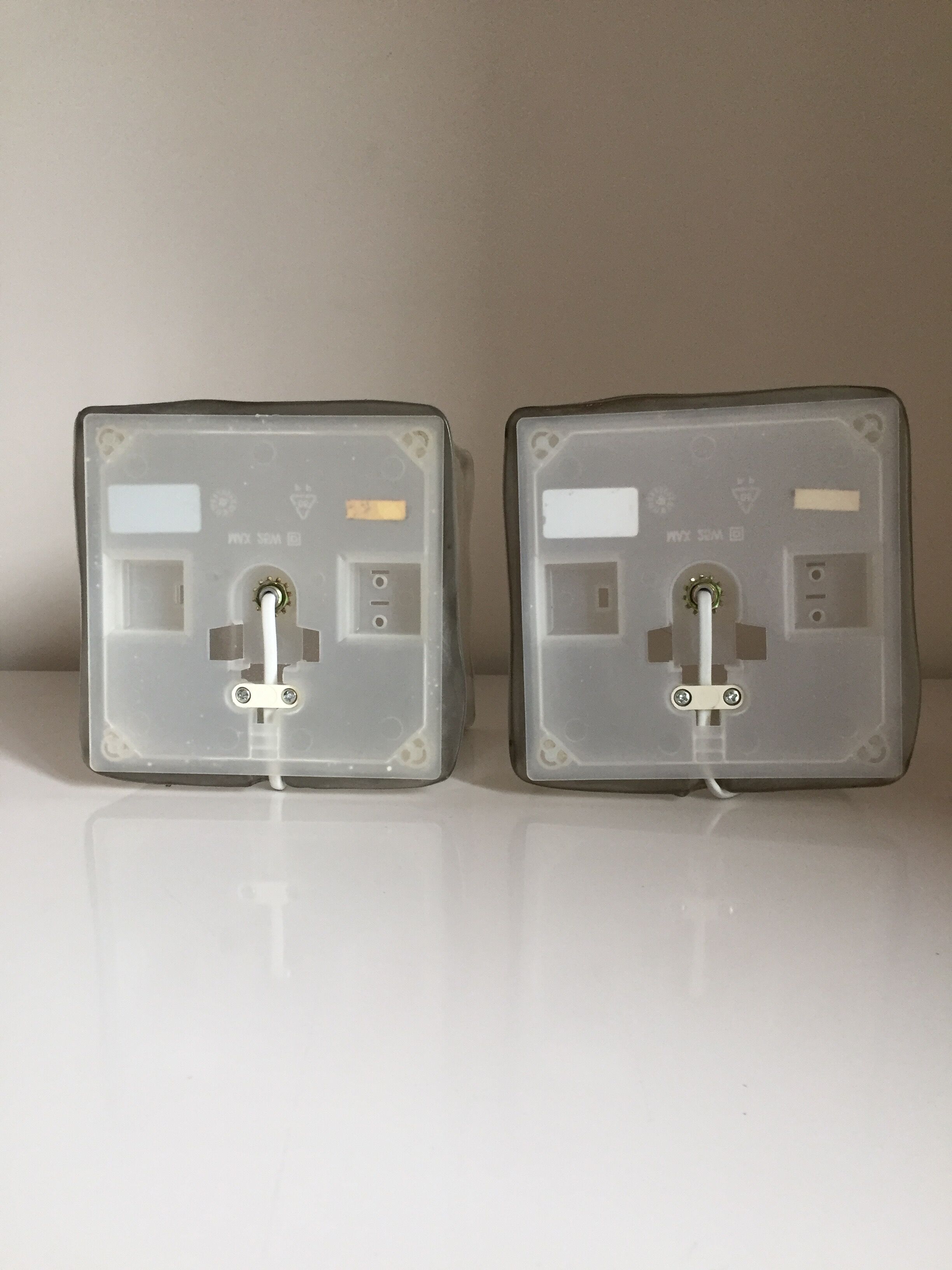 Ice cube lamp iviken, vintage design ikea, year 1990