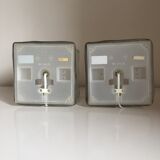Lampe ice cube iviken, design vintage ikea, année 1990