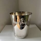 Vintage Christofle style silver metal champagne bucket