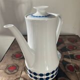 Vintage porcelain coffee maker from the 70s