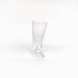 6  verres à shot angelo mangiarotti pour cristalleria colle 1991