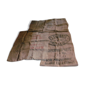 Batch of four old jute bags