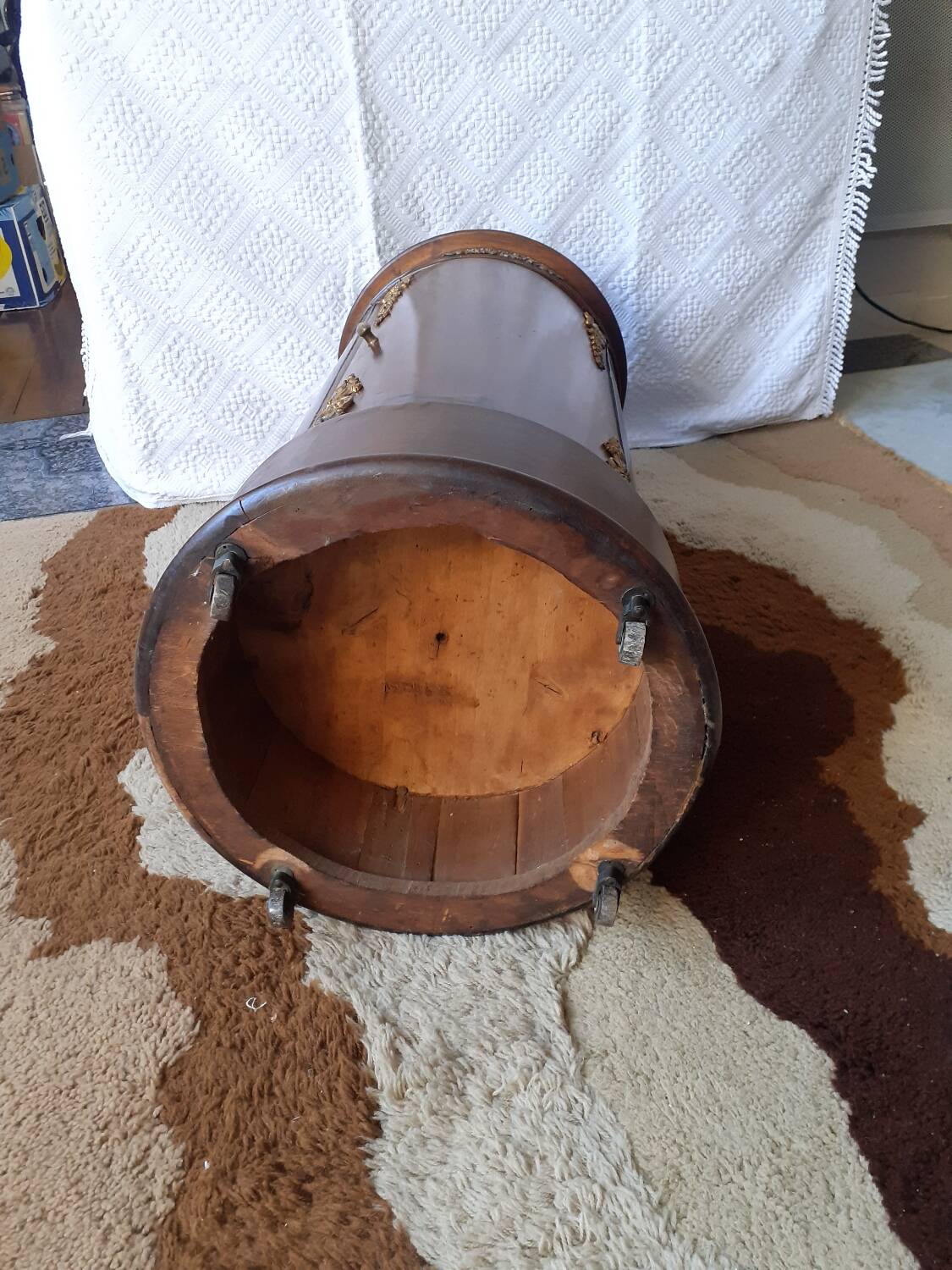 Empire mahogany bedside table called somno