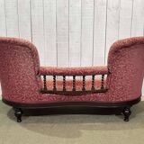 19th century English mahogany bench