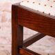Art Deco Stool in Beech, Czech, 1920s