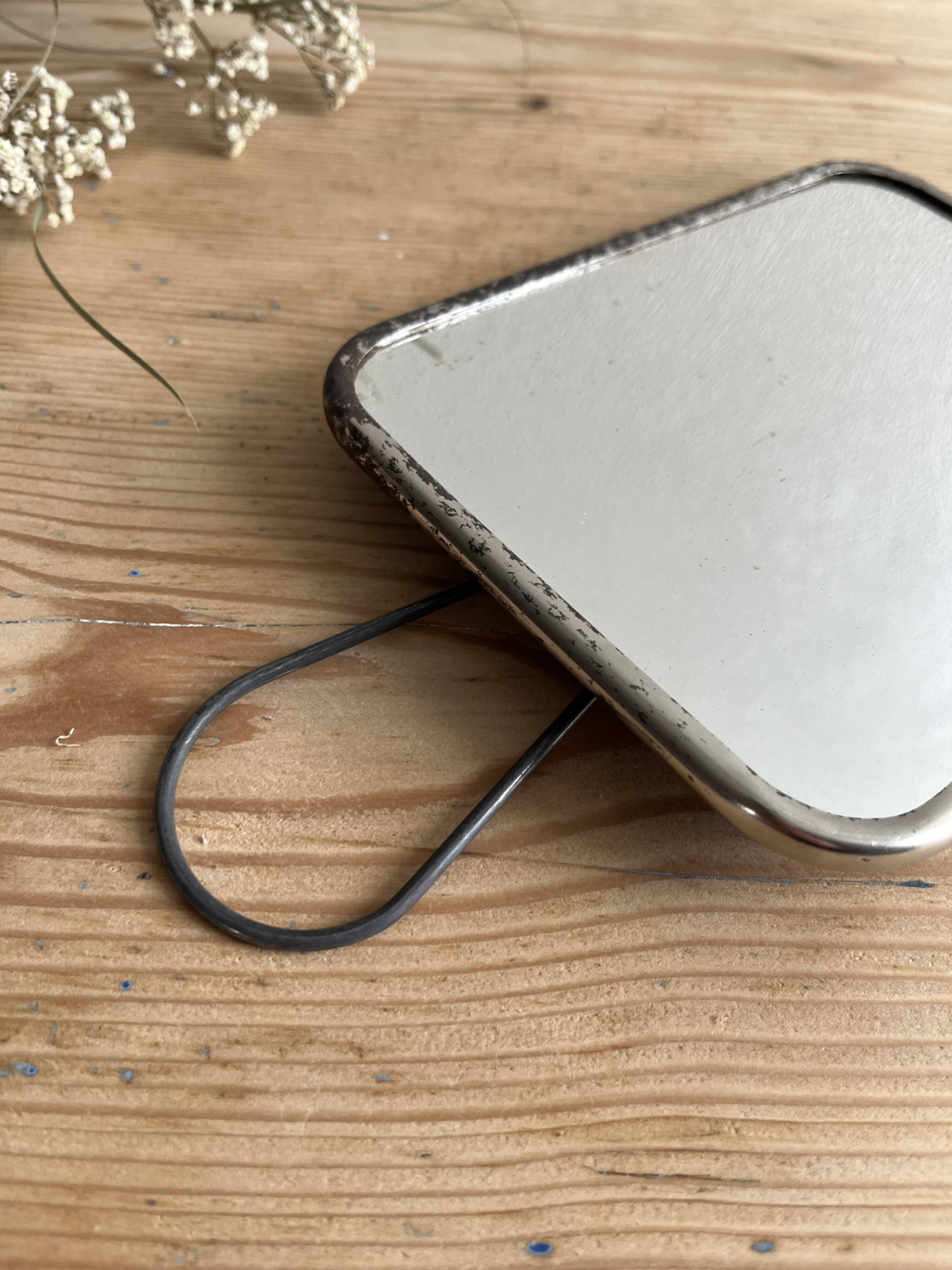Barber mirror 18 x 13.5 cm