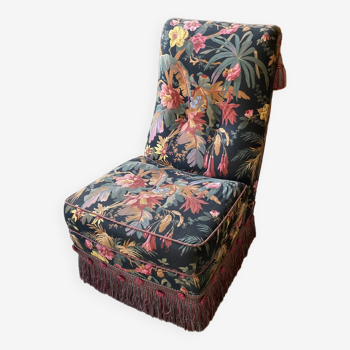 Fauteuil Jean Roche fleuri