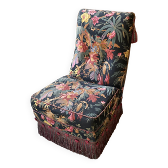 Jean Roche floral armchair
